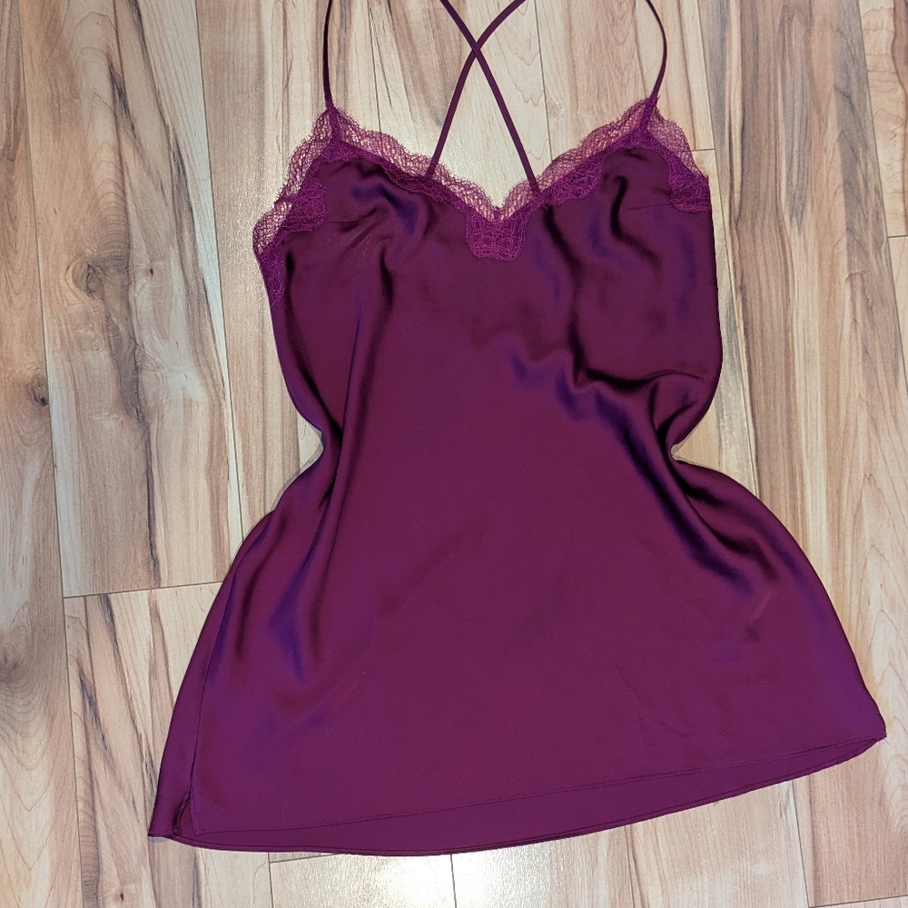 Victoria's Secret Deep Purple Lace Cami